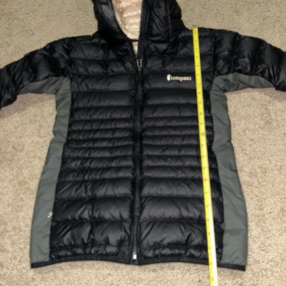 NWOT COTOPAXI Women’s XS Fuego Down Puffer Coat Jacket Black 800FP Hooded - Picture 7 of 10